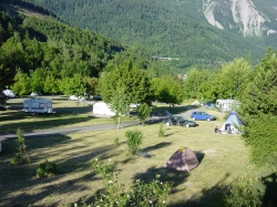 Vue sur partie avale du Camping